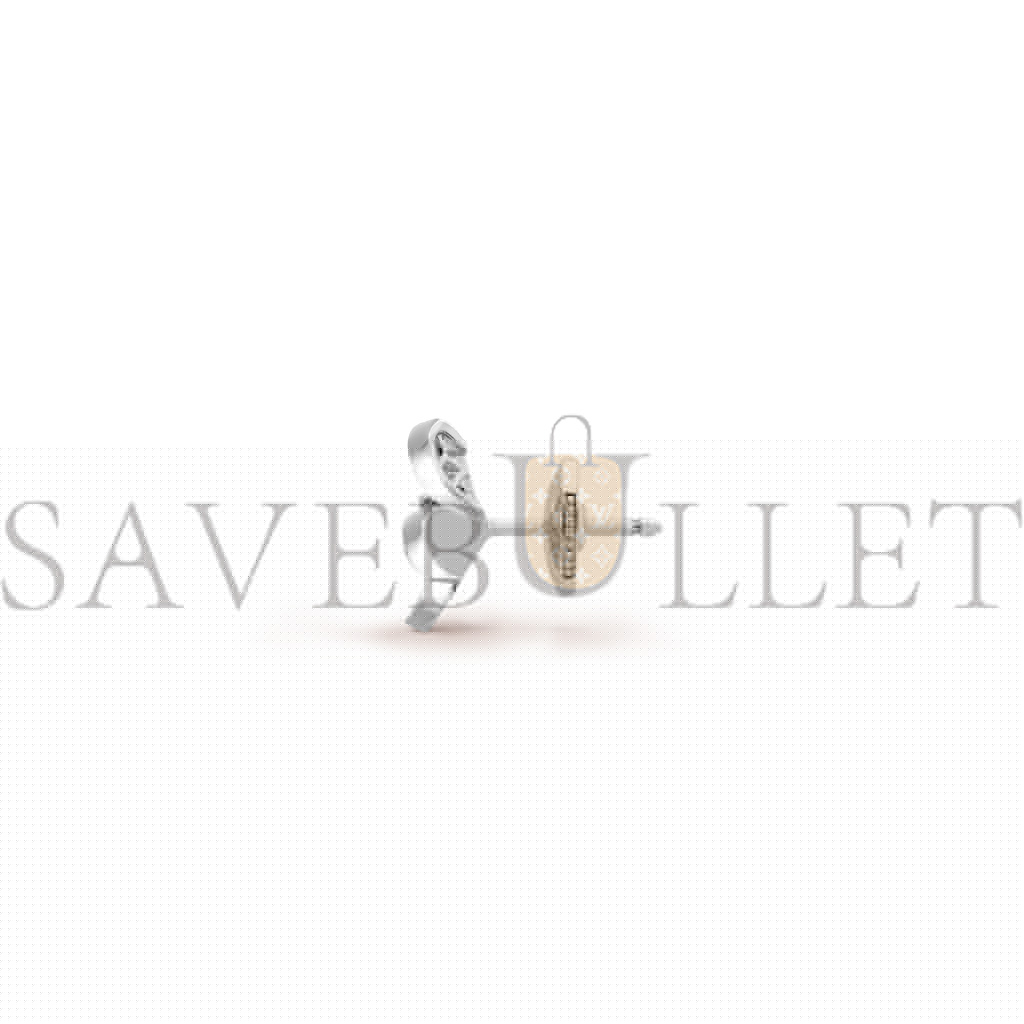 VAN CLEEF ARPELS FRIVOLE EARRINGS, MINI MODEL - WHITE GOLD, DIAMOND  VCARP3W100